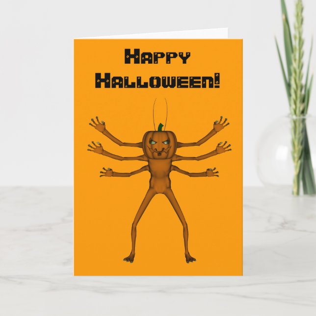 Cartão Halloween Hugs (Frente)