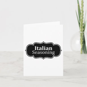 Cartão Halloween italiano Seasoning Figurume Engraçado En