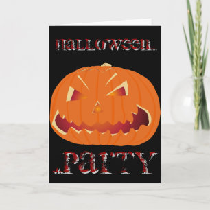 Cartão Halloween Kürbis