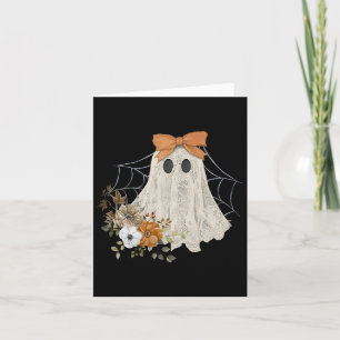 Cartão Halloween Lace Ghost
