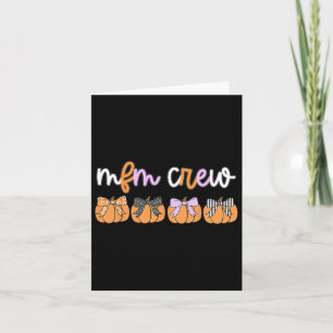 Cartão Halloween Mfm Tripulação Materna Medicina Fetal So