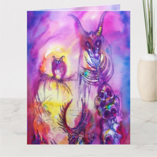 Cartão HALLOWEEN MONSTERS / ORK WAR Fantasy