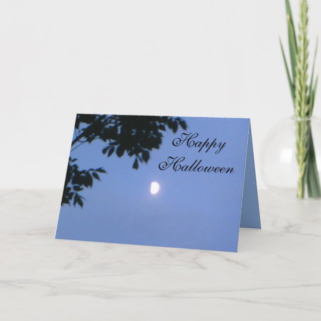 Cartão HALLOWEEN MOONLIGHT (Frente)
