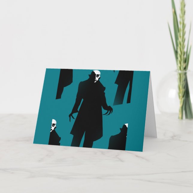 Cartão halloween nosferatu (Frente)