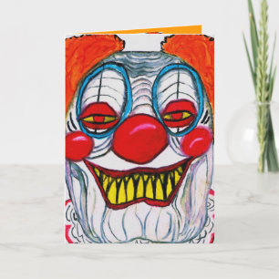 Cartão HALLOWEEN NOTURNO CLOWN
