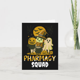 Cartão Halloween Pharmacy Squad Pills Farmacêutica de fan