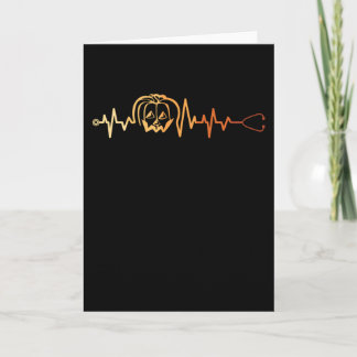 Cartão Halloween Pumpkin ECG