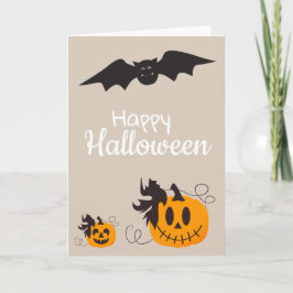 Cartão Halloween Pumpkins