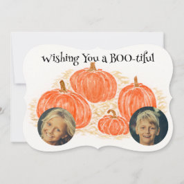 Cartão Halloween Pumpkins FOTO