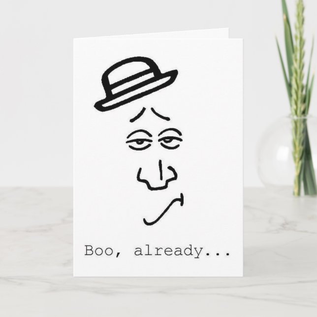 Cartão Halloween Purist (Frente)