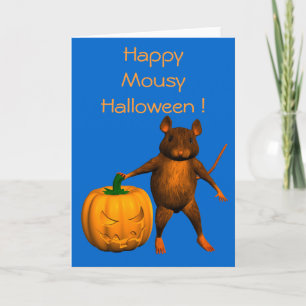 Cartão Halloween Rat