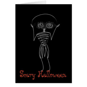 Cartão Halloween Scarecrow