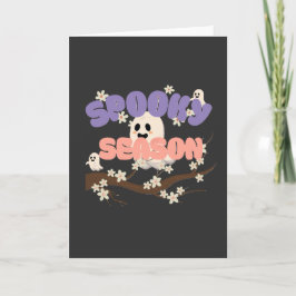 Cartão Halloween Spooky Season Folded Greeting Card