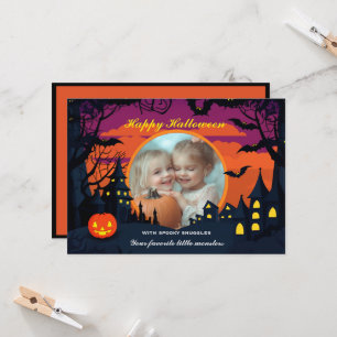 Cartão Halloween Spooky Snuggle Castle