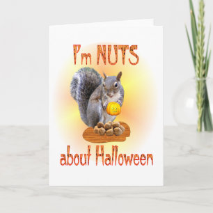 Cartão Halloween Squirrel
