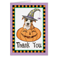 Halloween Staffordshire Bull Terrier Obrigado