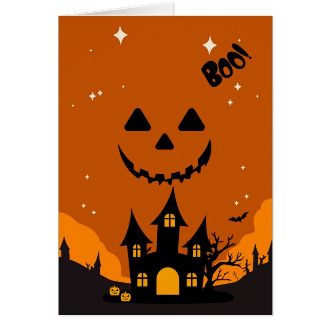 Cartão Halloween Themed Baby Shower Invite (Frente)