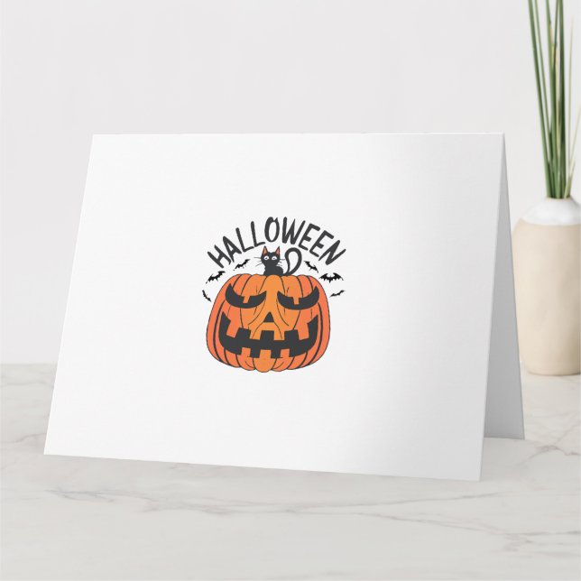 Cartão Halloween Vintage  (Frente)