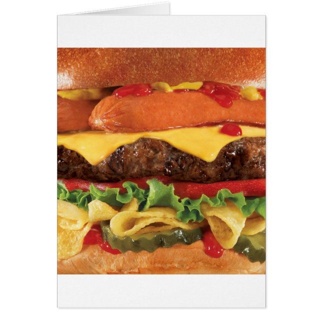 Cartão hambúrguer (Frente)