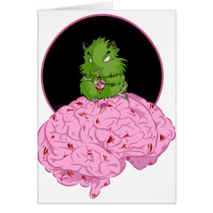 Cartão Hamster do zombi