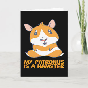 Cartão Hamster - Meu Patronus É Um Hamster