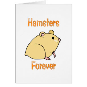 Cartão Hamster para sempre
