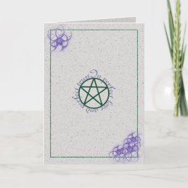 Cartão Handfasting feliz