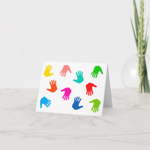 Cartão Handprints Note Cards