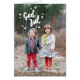 Cartão Handskrivna julhälsningskort