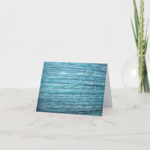 Cartão handspun azul