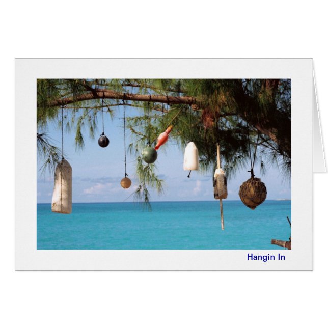 Cartão Hangin In (Frente horizontal)