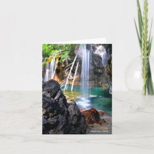 Cartão Hanging Lake Notecard