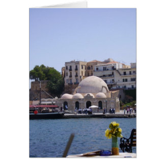 Cartão Hania, Creta, porto interior