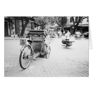 Cartão Hanói Vietnã, Cyclo no Antigo Hanói