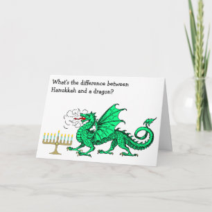 Cartão Hanukkah Engraçado