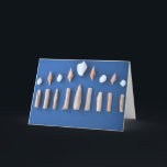 Cartão Hanukkah Menorah<br><div class="desc">Crie o seu Cartão de Férias personalizado conosco! Preencha seus desejos de cartão de Férias inserindo sua própria mensagem, uma foto da família ou mantendo-a como está! Uma parte de todas as receitas do cartão de feriado irá para a Fundação BoatUS para a segurança do barco e água limpa. Os...</div>