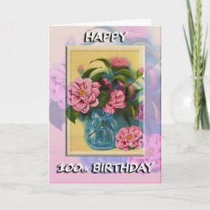 Cartão Happy 100th Birthday Greeting Card