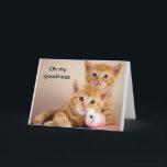 Cartão HAPPY **12th BIRTHDAY** SAYS SWEET KITTIES Card<br><div class="desc">THANKS FOR STOPPING BY 1 OF MY 8 STORES!</div>