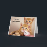 Cartão HAPPY **12th BIRTHDAY** SAYS SWEET KITTIES Card<br><div class="desc">THANKS FOR STOPPING BY 1 OF MY 8 STORES!</div>