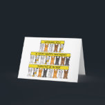 Cartão Happy 26th Birthday 26 in 2026 Cartoon Cats<br><div class="desc">Cartoon cats standing up on thier back paws holding signs that have a birthday message written on them for anyone turning 26 in 2026.</div>