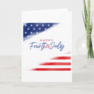 Cartão Happy 4th of July! Greeting Card