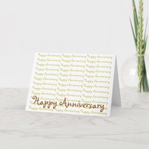 Cartão Happy Anniversary