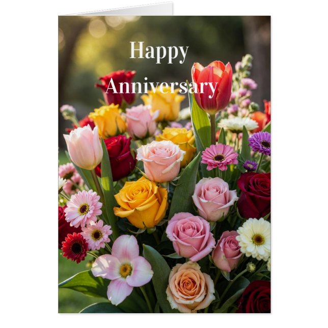 Cartão Happy Anniversary (Frente)