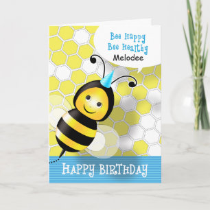 Cartão Happy Bee Birthday Card