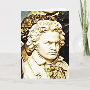 Cartão Happy Beethoven's Birthday Card