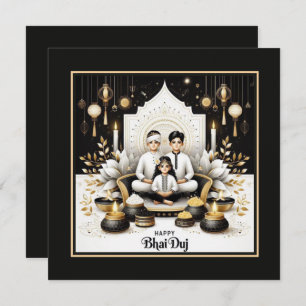 Cartão Happy Bhai Duj