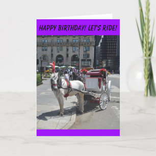 Cartão Happy Birhday!Let's Ride!