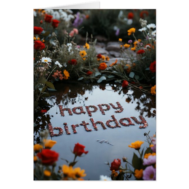 Cartão Happy Birthday (Frente)