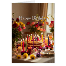 Cartão Happy Birthday