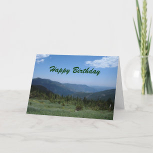 Cartão Happy Birthday
